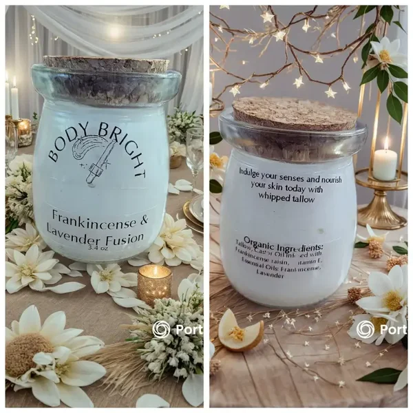 Frankincense And Lavender Infusion Grass-fed Whipped Tallow & Botox in a Roll