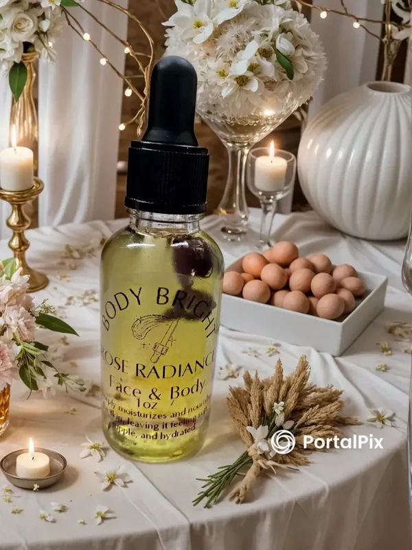 Rose Radiance Face & Body Serum 1oz