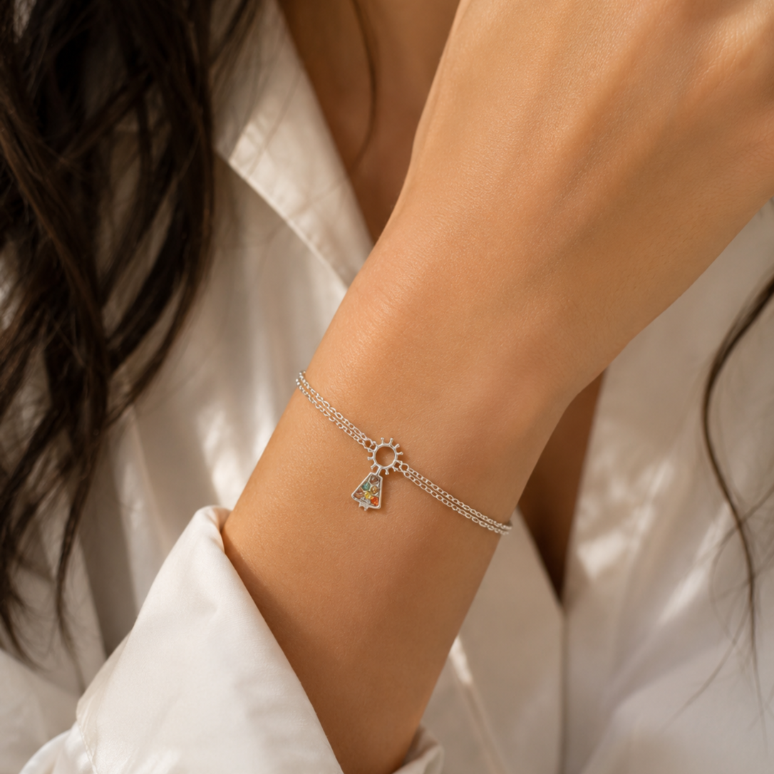 Pulseras vírgenes y charms