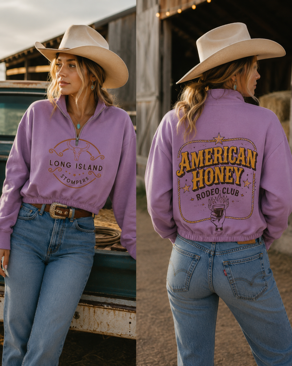 American Honey Cropped Jumper - Stomper Collab