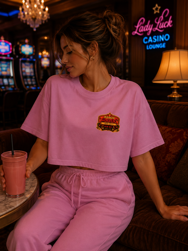 Lucky Cowgirl Slouch Cropped T