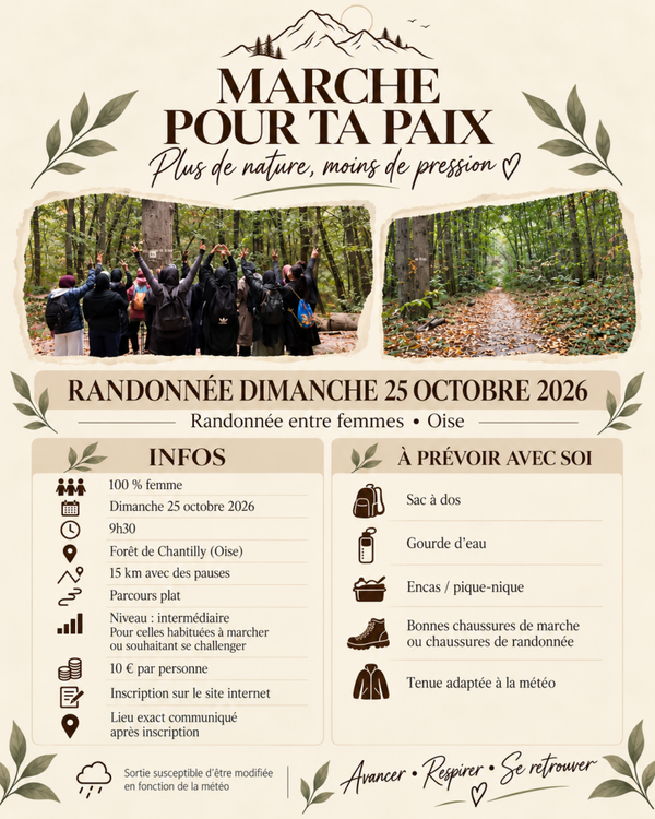 Randonnée le Dimanche 25 octobre à 9h30