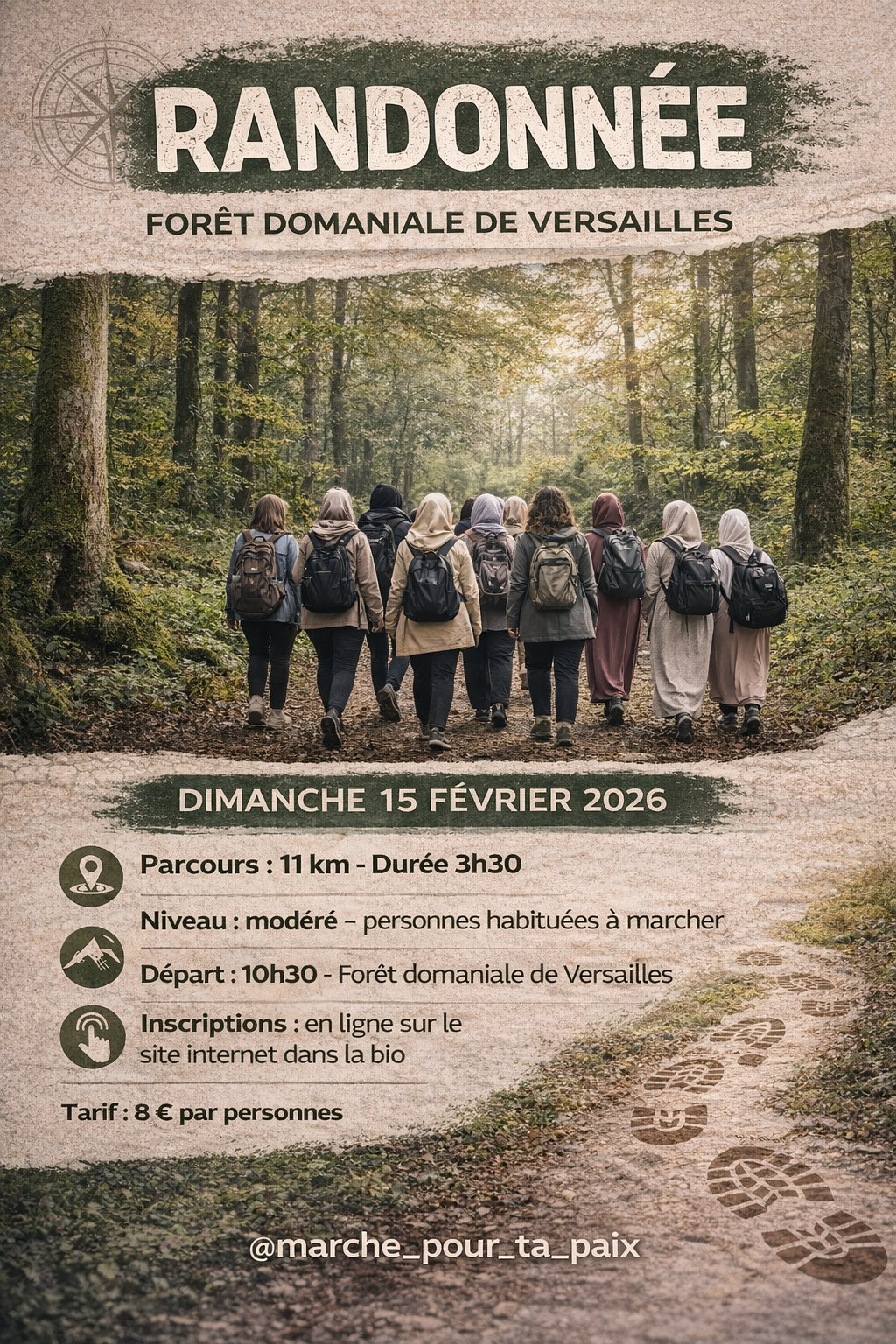 Randonnée dimanche 15 février à 10h30