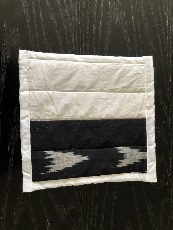 Gewatteerde pannenlap/ quilted potholder