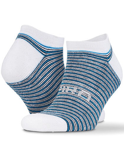 Spiro - Mixed Stripe Coolmax Sneaker Socks 3er Pack