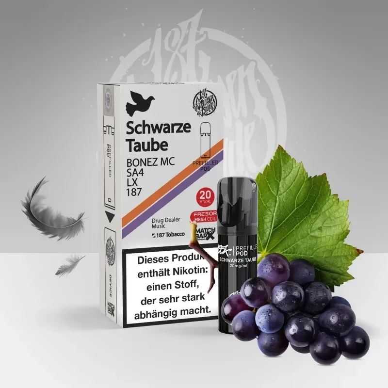 187 Pod Prefilled Pod - Schwarze Taube