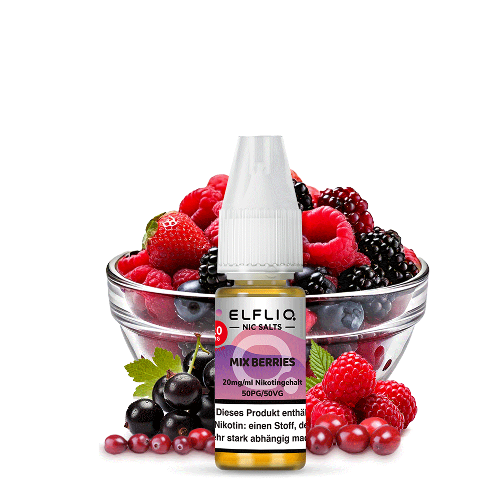 ELFLIQ  - Mix Berries Nikotinsalz Liquid 10ml