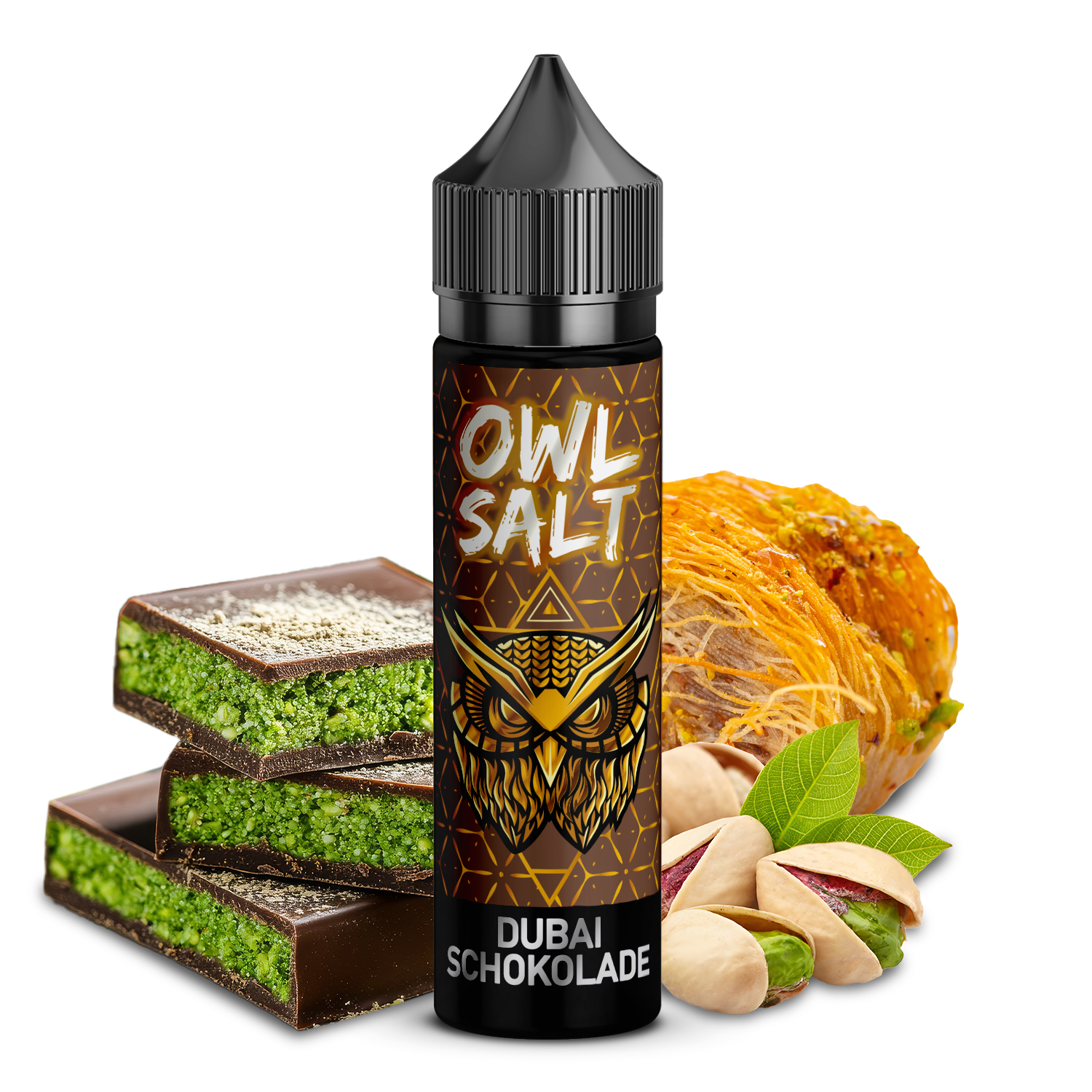 OWL Salt Longfill - Dubai Schokolade Aroma 10 ml