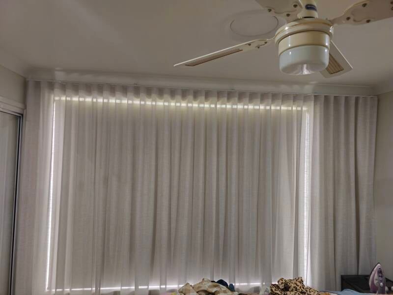 Sheer curtain&amp; BO blind