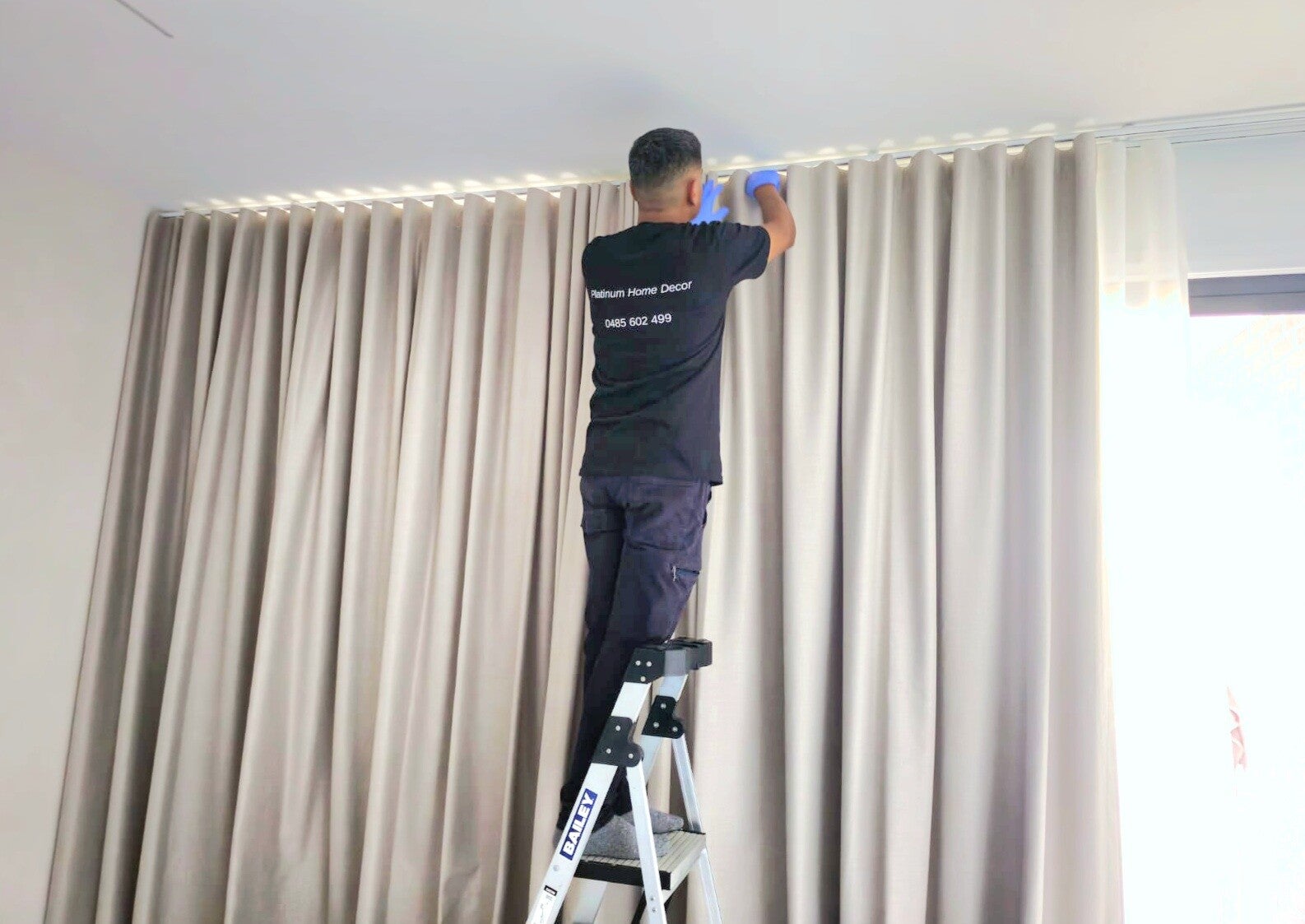 Block out Curtains Installed at Box Hills