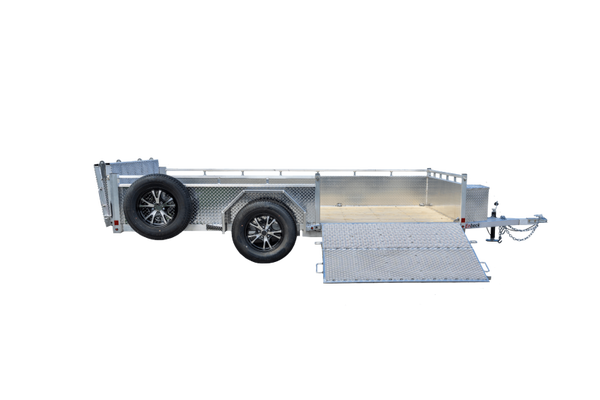 7' Wide Single Axle Side Load