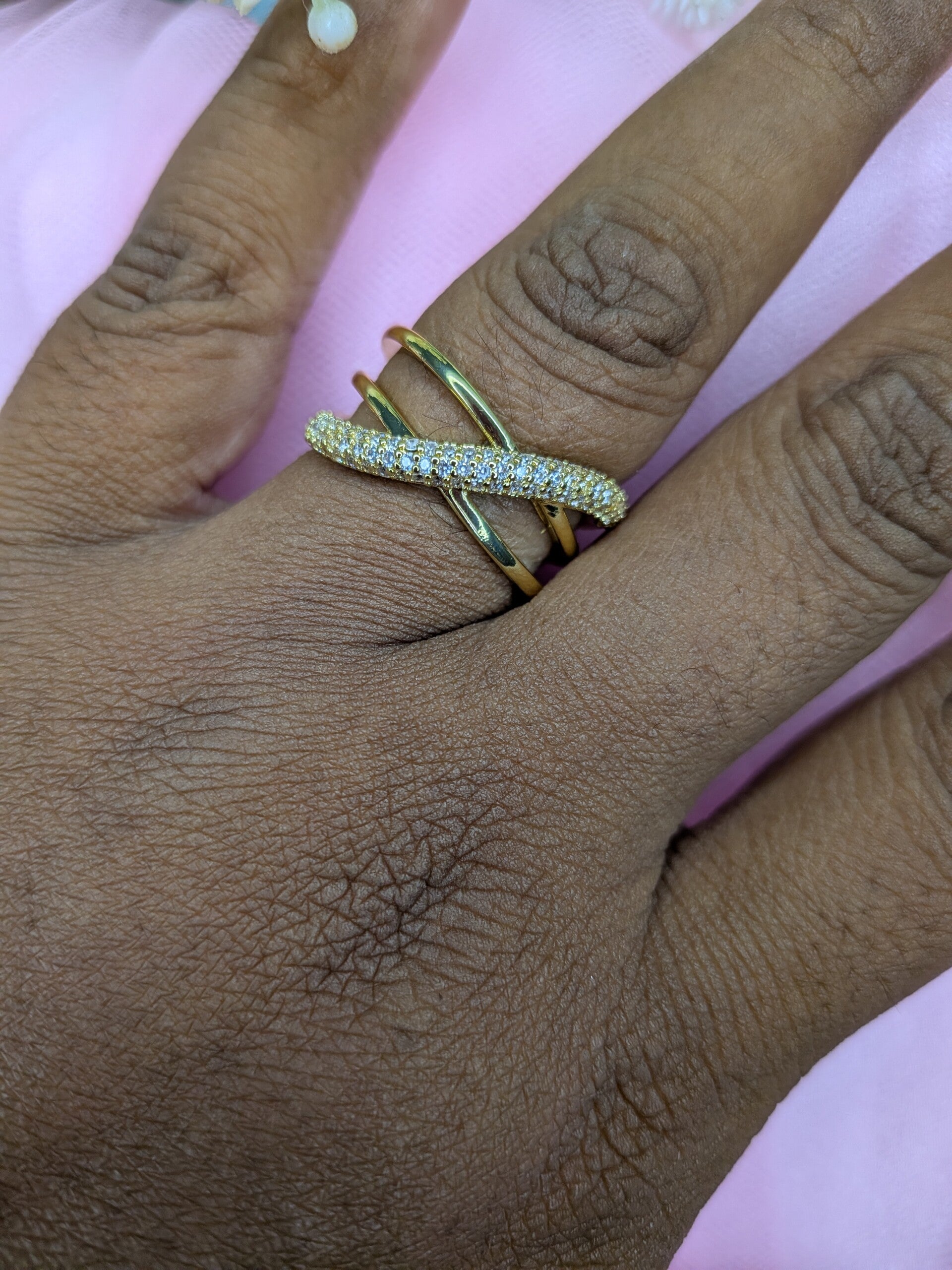Bague Croise Brillant