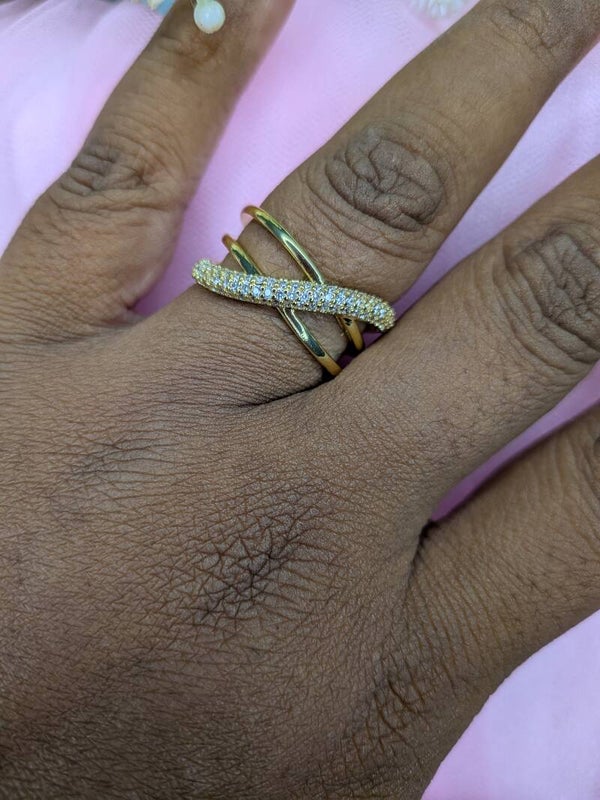 Bague Croise Brillant