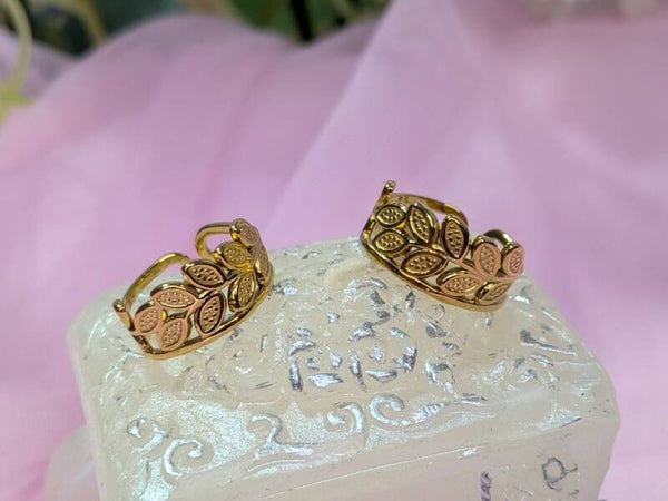 Bague D'oreille feuilles
