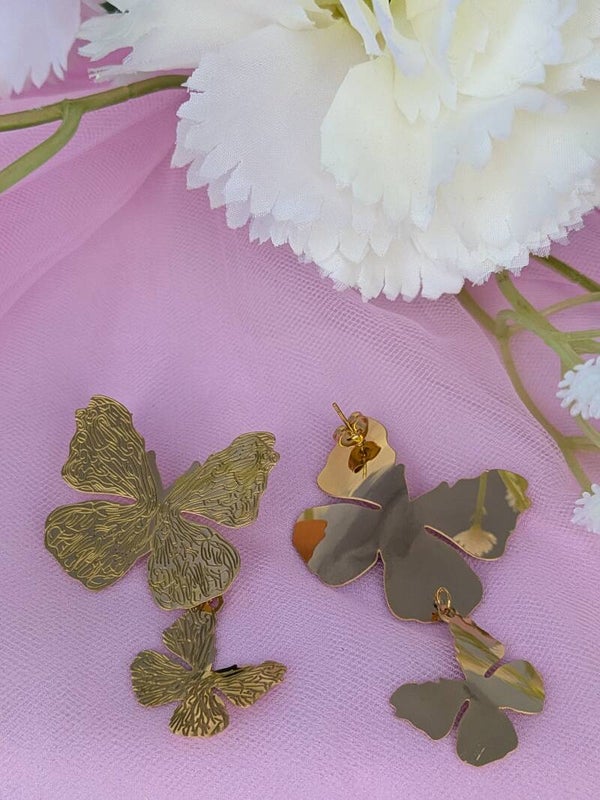 Boucle D'oreille Papillons Chic