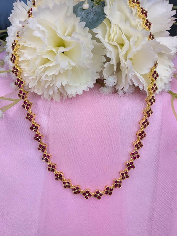 Parure Floral Fushia