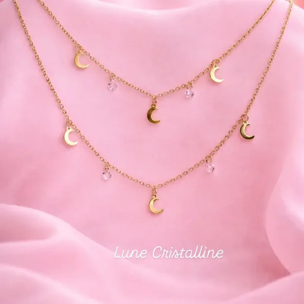 Parure Lune Cristaline