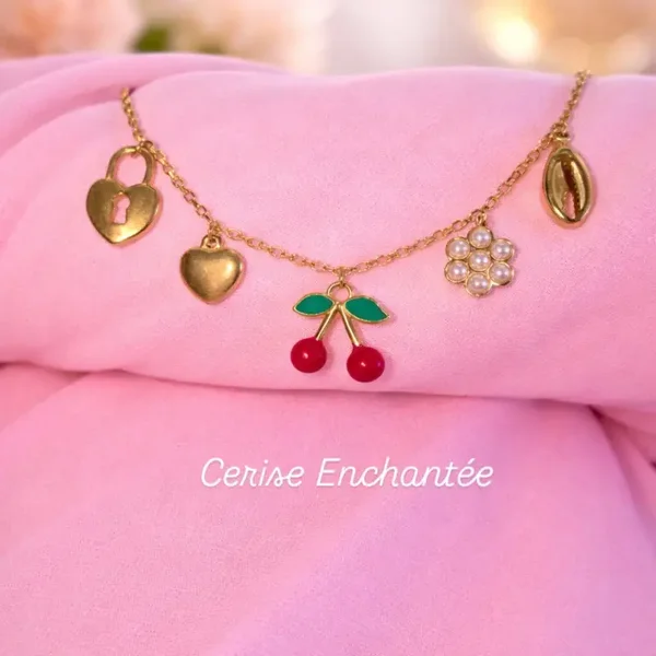 Bracelet Cerise Enchantée