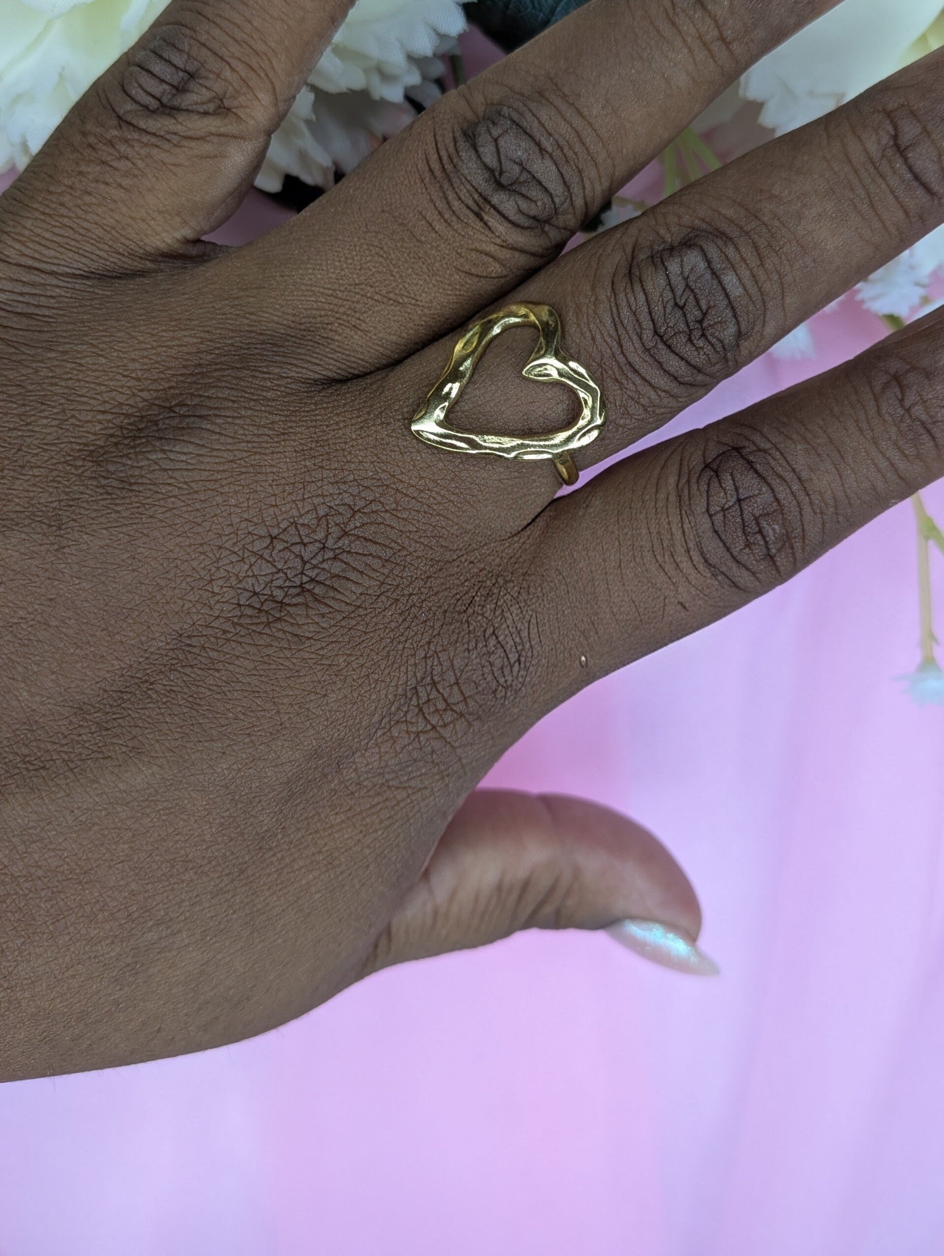 Bague Coeur Signature