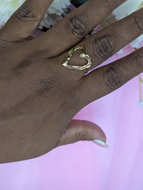 Bague Coeur Signature