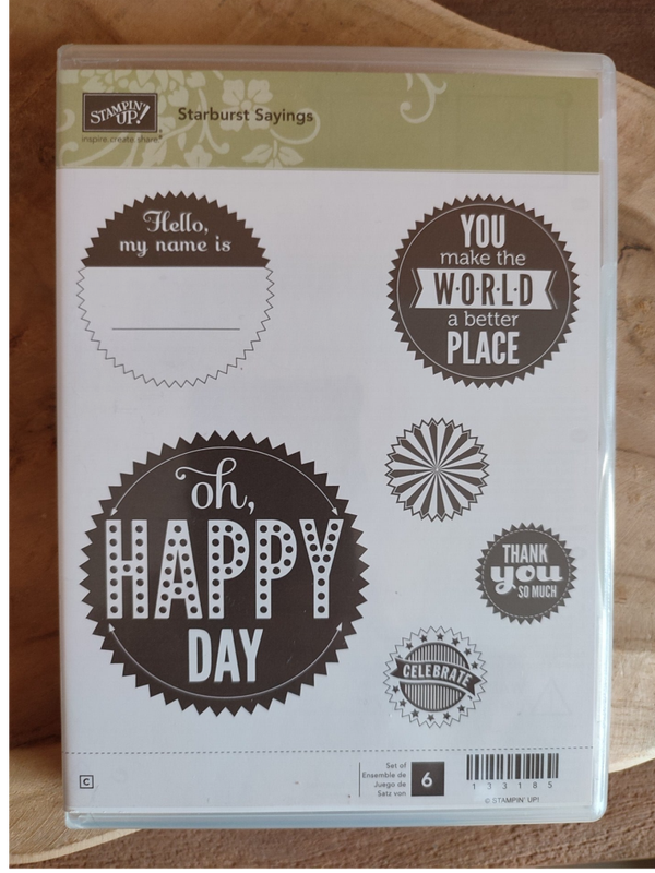 Stempelset Starburst Sayings