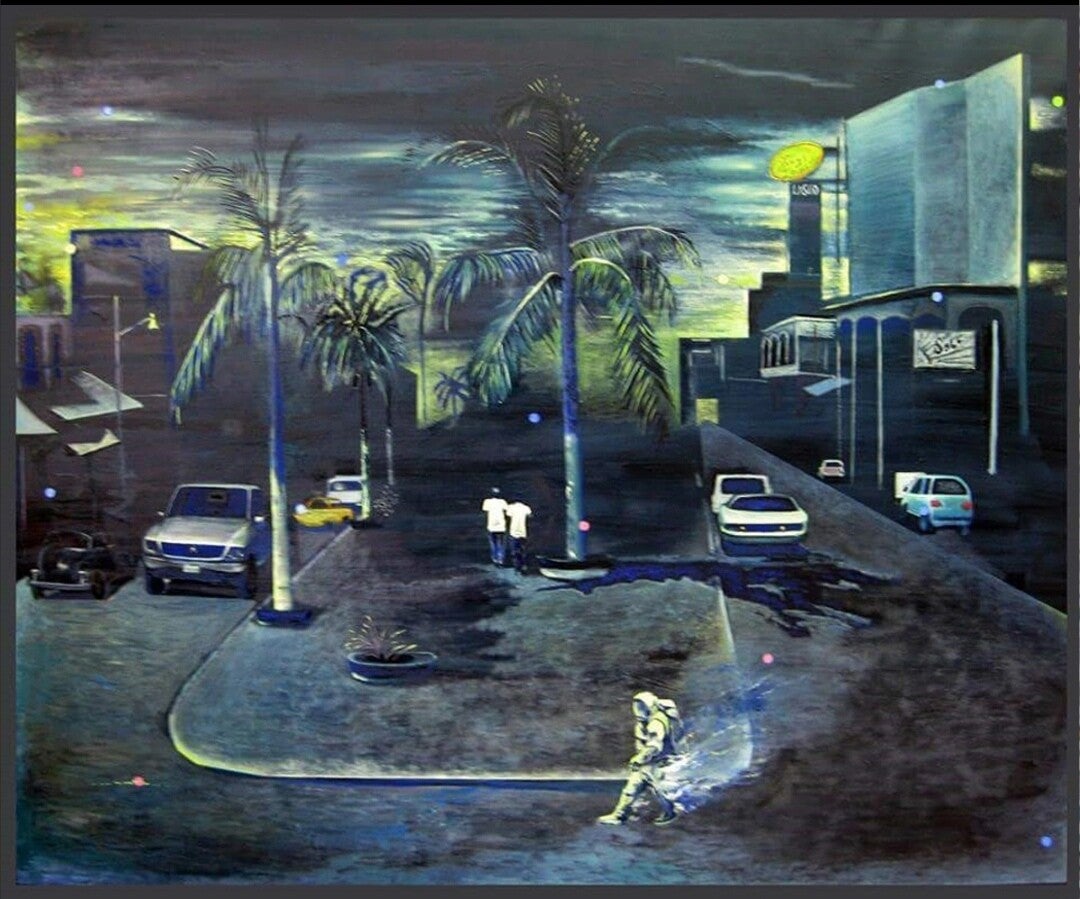 "Havana no.18" / Night walk (175 x 200 cm)