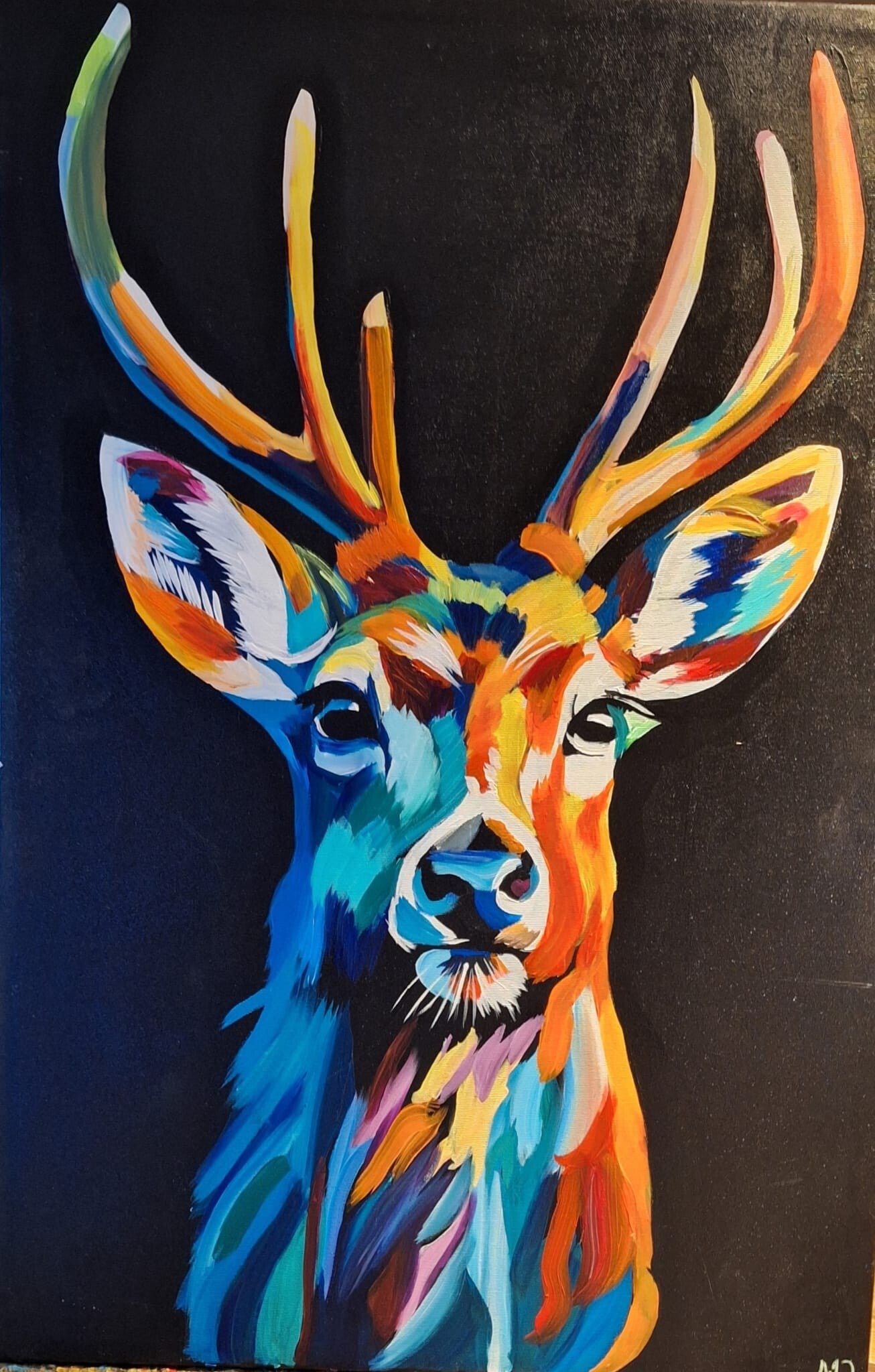 PREUD DEER (90 x 60 cm)