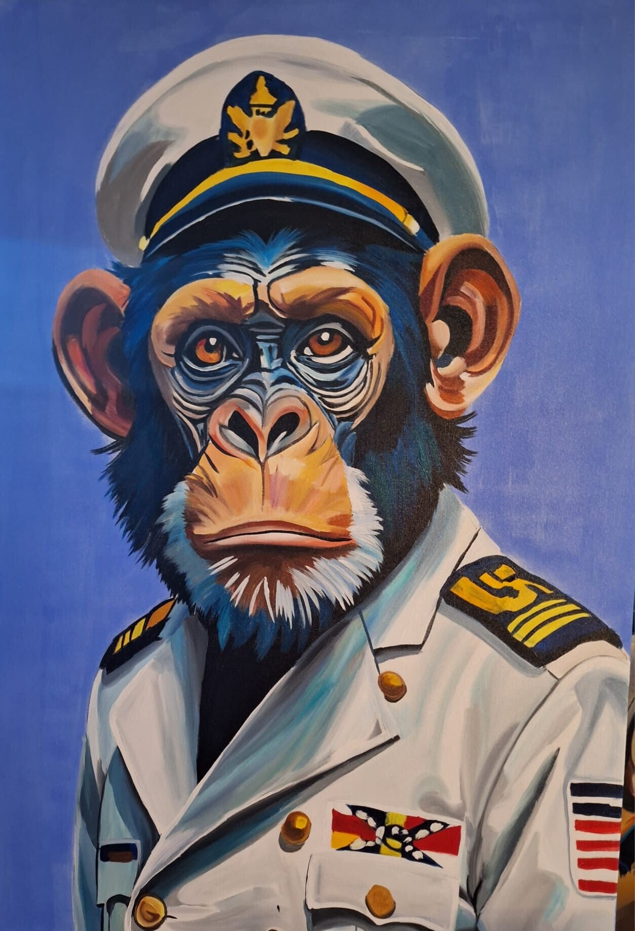NAVAL CAPTAIN (120 x 80 cm)