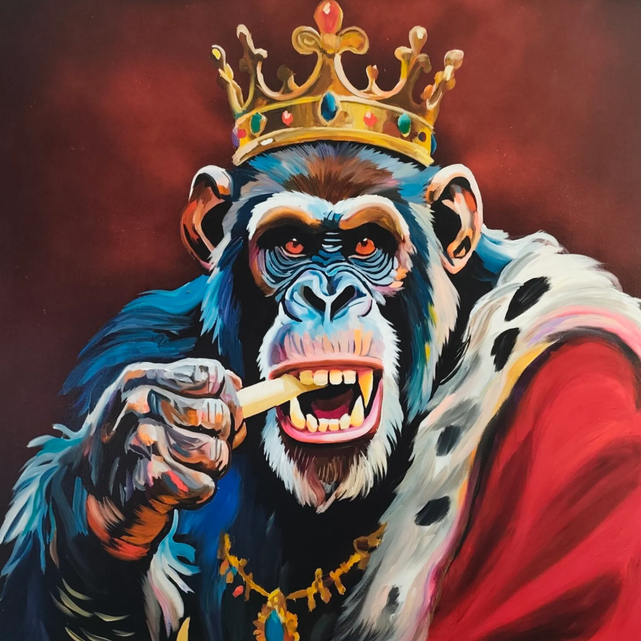 THE KING WITHIN (100 x 100cm)