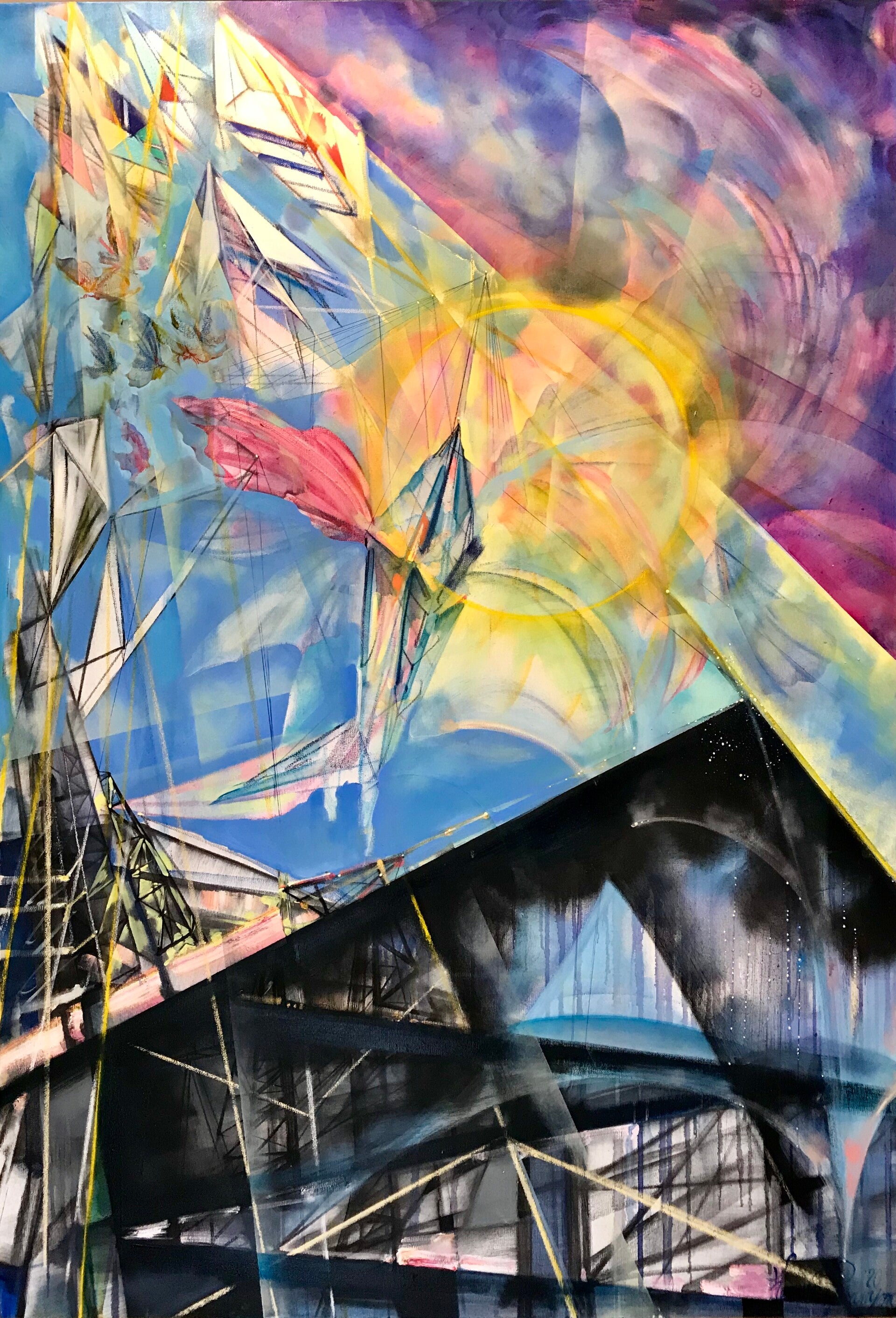 MULTIPLE ASPIRATION (160 x 110 cm)