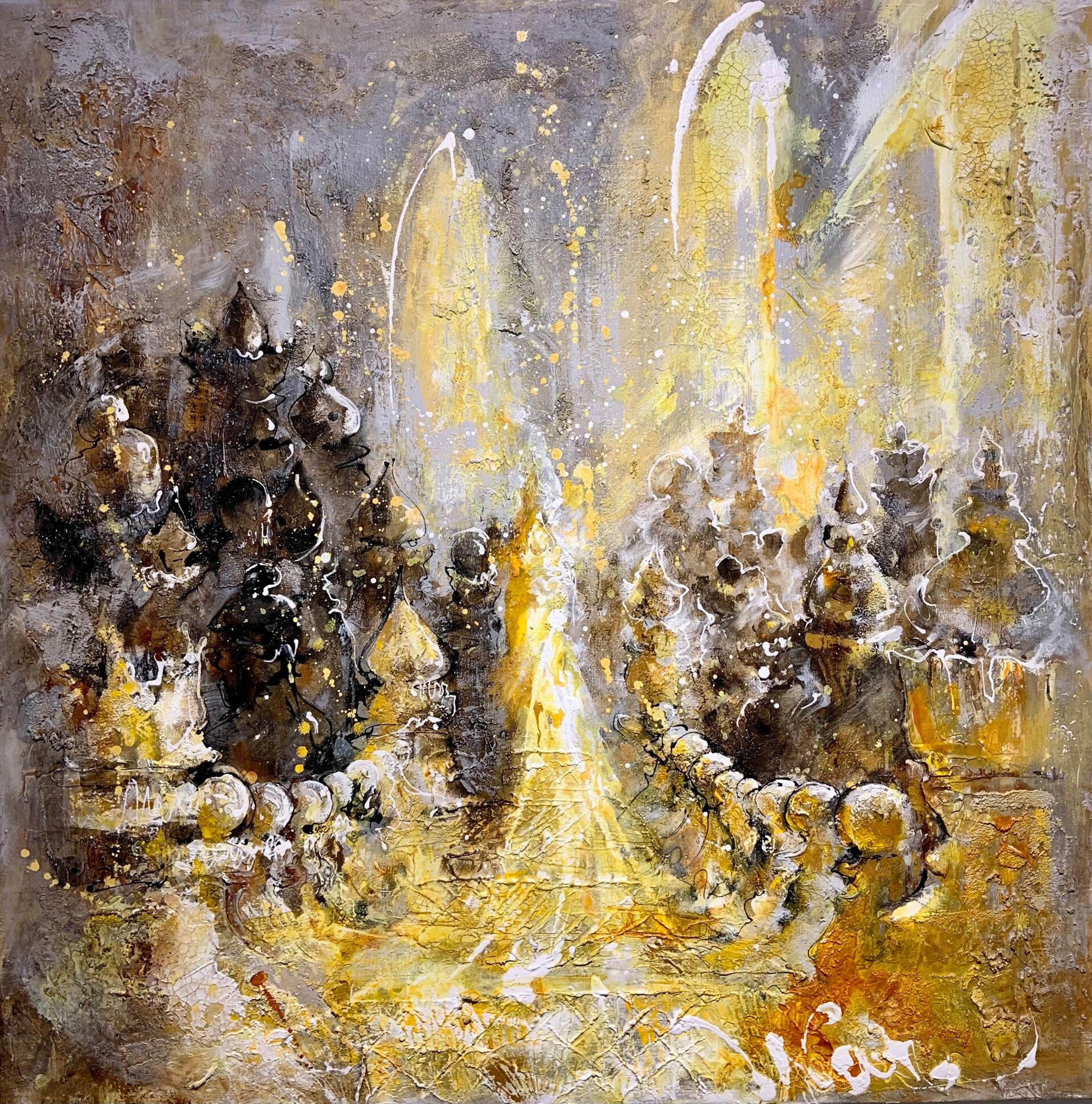 THE CATHEDRAL (100 x 100 cm)