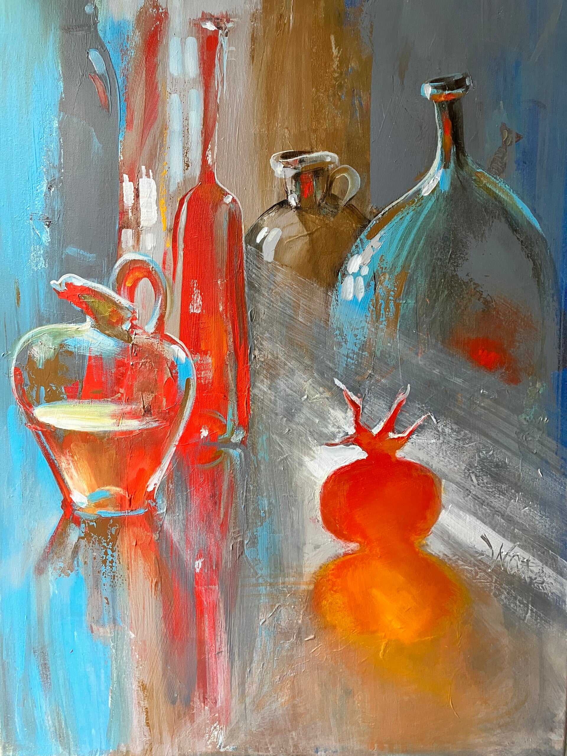 SERIES OF STILL LIFES - LEMON (80 x 60 cm)