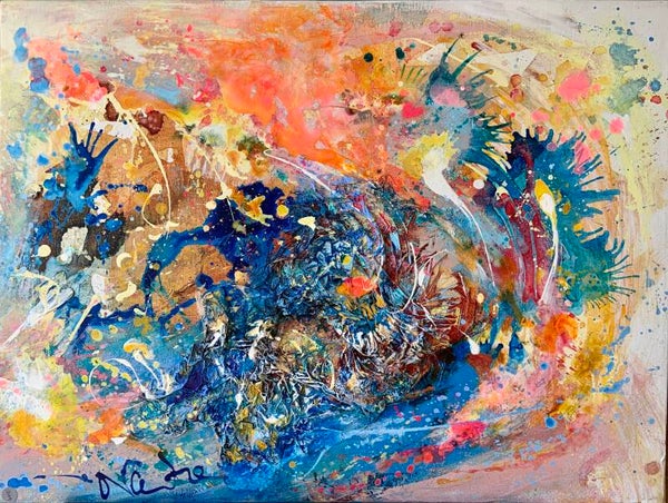 HAPPY CHAOS (80 x 60 cm)