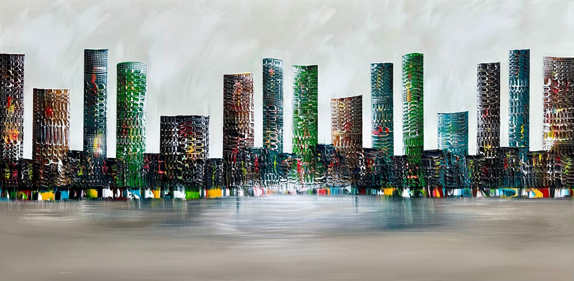 THE SKYLINE (80 x 160 cm),