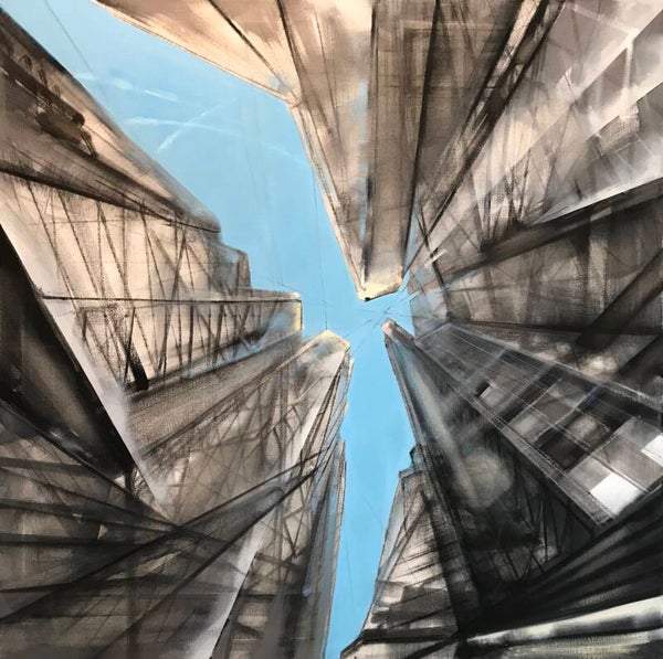 ''INTERSECTION LINES'' (100 x 100 cm)