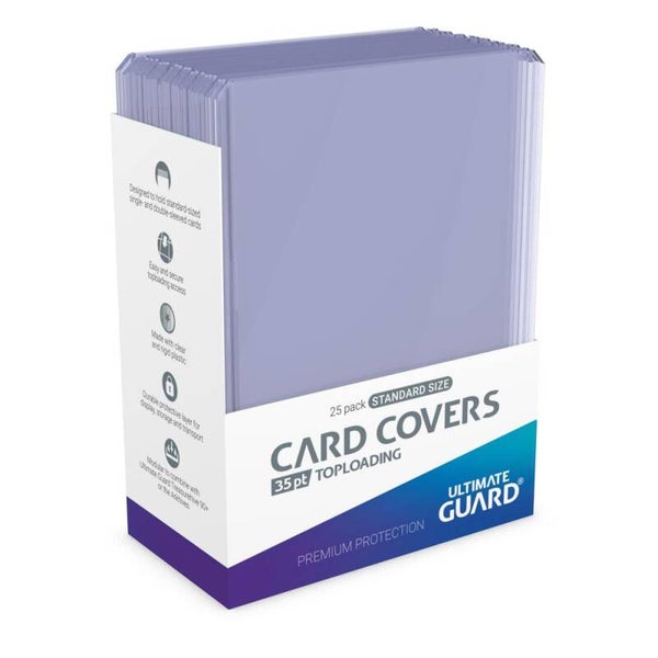 Ultimate Guard - 25 Toploaders 35 pt - Card Covers Clear