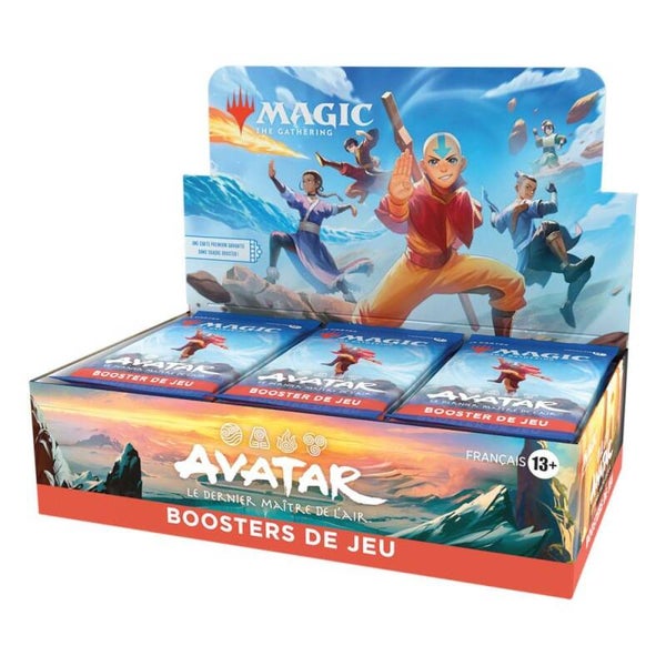 Magic The Gathering  - Boîte de 30 Boosters de Jeu - Avatar, le dernier maître de l'Air