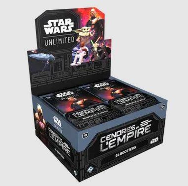 Star Wars Unlimited - Boîte de 24 Boosters - Set 08 Cendres de l’Empire