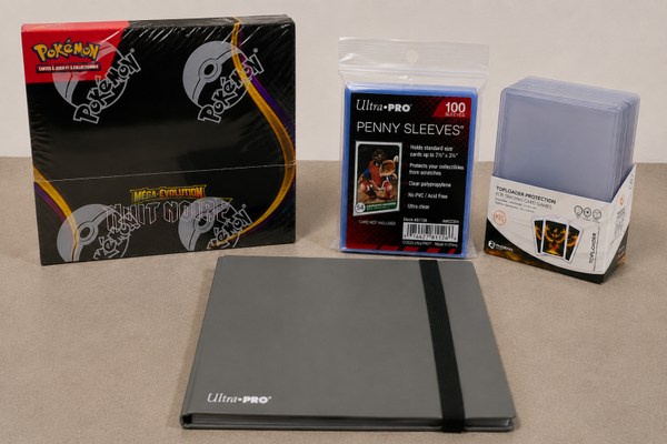 Pokémon - display Nuit Noire ME05 + portfolio Ultra Pro + sleeves + toploaders