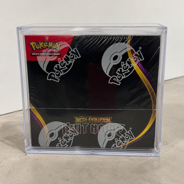 Pokémon - display Nuit Noire ME05 + protection acrylique TreasureWise