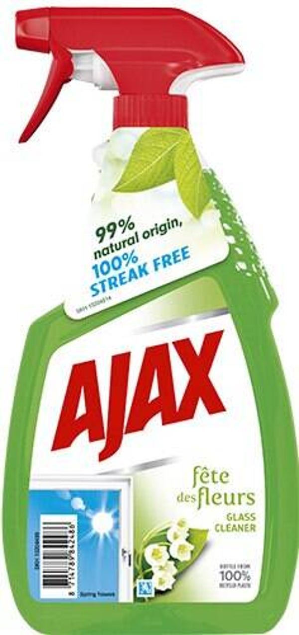 Nettoyant vitres AJAX fête des fleurs