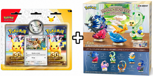 Lot duopack Pokémon 30 ans (FR) et blind box