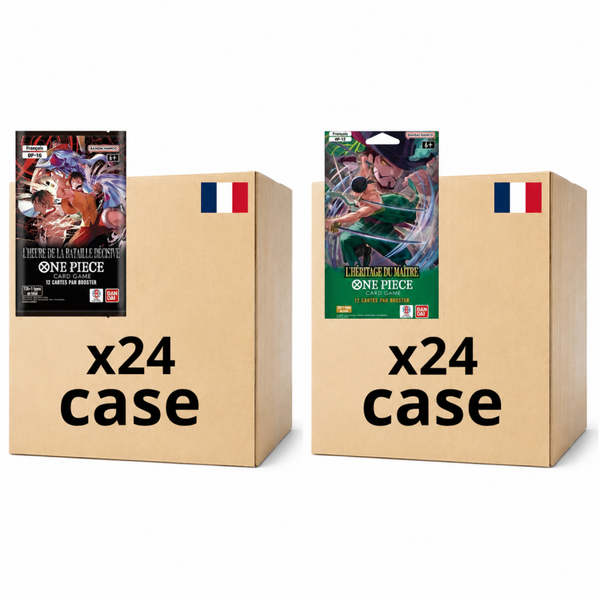 Lot de 2 cases blisters One Piece : OP16 et OP12 (FR)