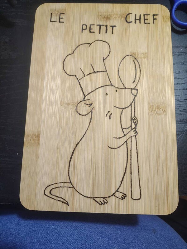 Hand Burned Cutting Board