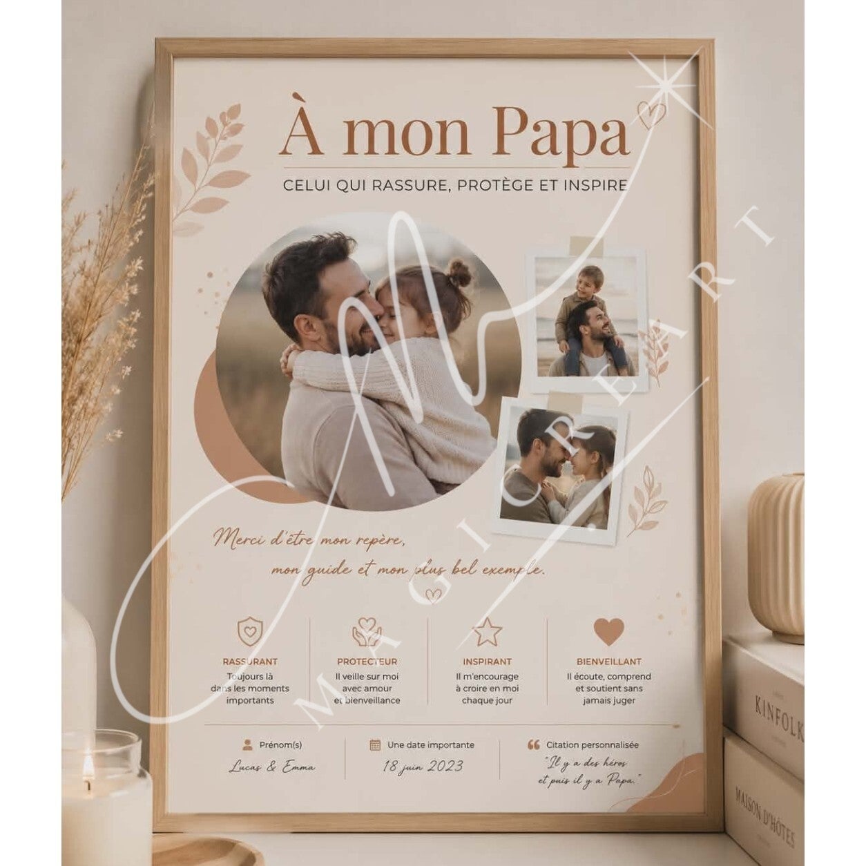 À mon Papa – Celui qui rassure, protège et inspire (digitale)