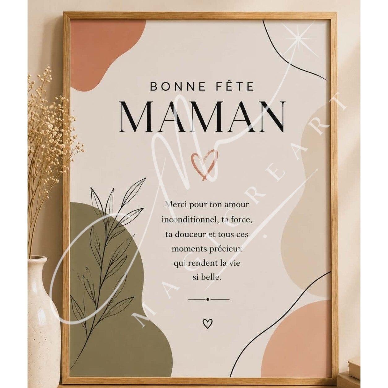 Bonne Fête Maman – Minimaliste