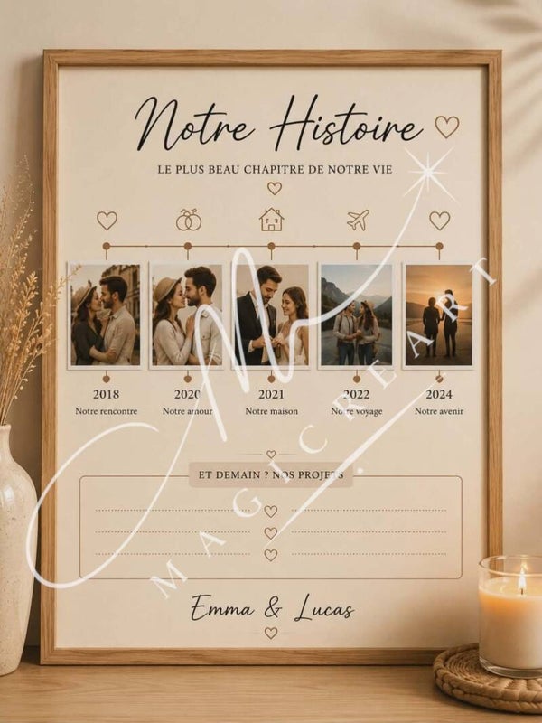 « Notre Histoire » – Timeline Couple (digitale)