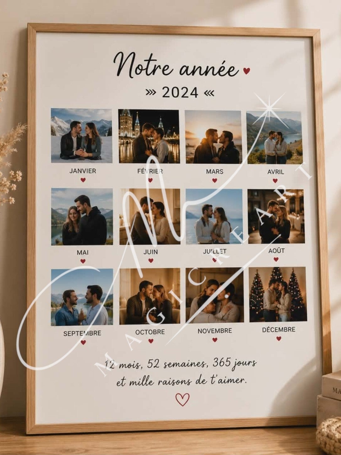 Notre Année – 12 Photos(digitale)