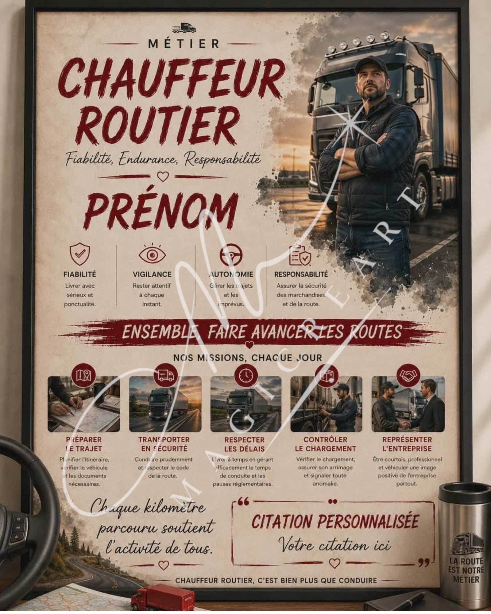 Chauffeur routier