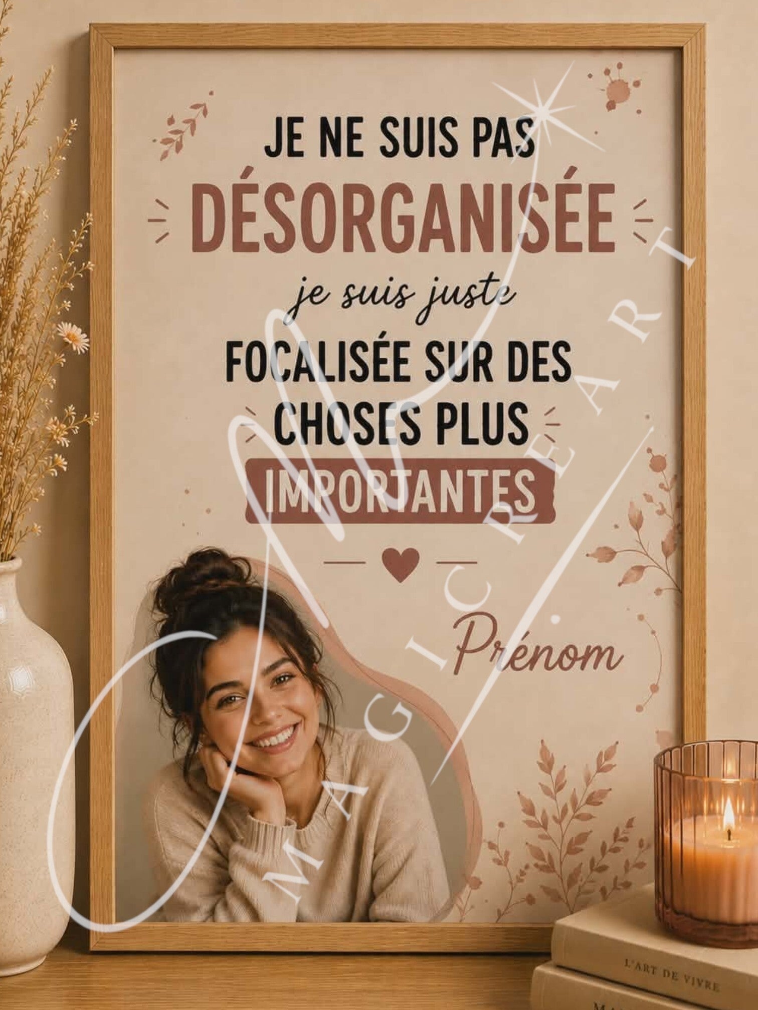 “Je ne suis pas désorganisée”